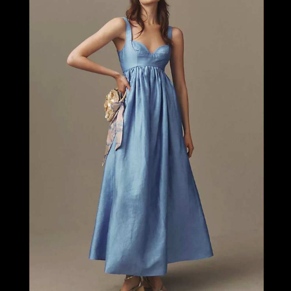 Acler Sandgate Sleeveless A-Line Midi Dress